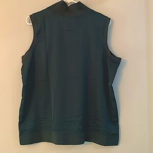 Mock neck sweater vest